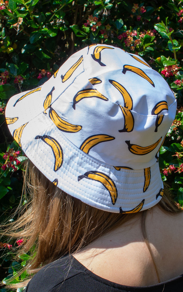 Bucket Hat | Bananas | White