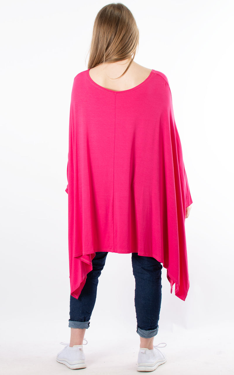 Carly Summer Top | Hot Pink