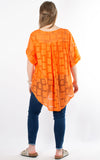 Colette Lace Top | Buttons | Orange