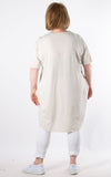 Foil Front Tunic | Stone