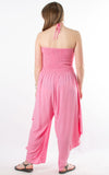 Halterneck Jumpsuit | Pink