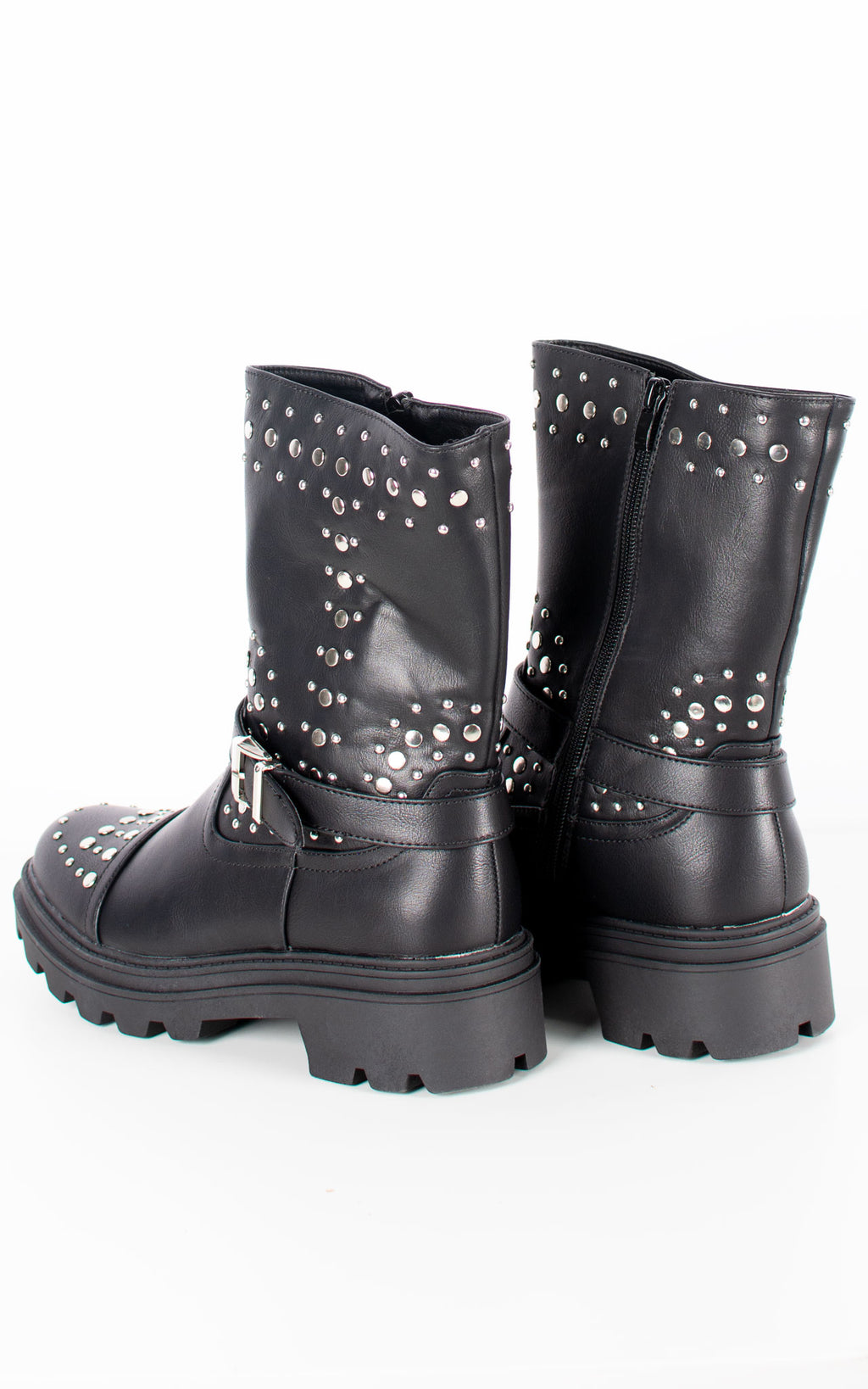 Kelly Studded Boots | Black