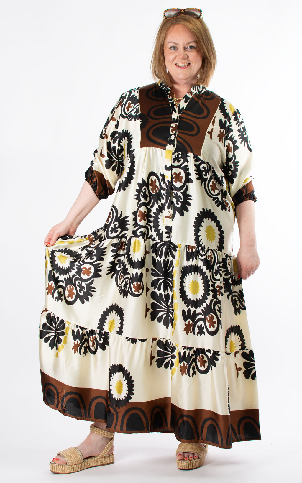 Mary Maxi Dress | Brown