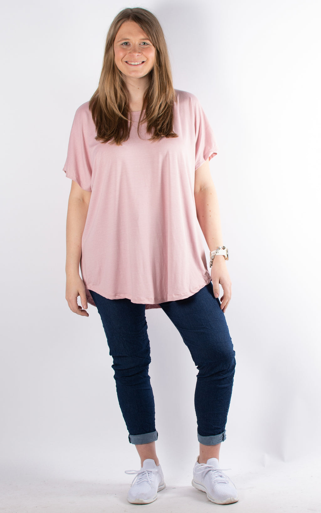 Millie T-Shirt | Dusky Pink