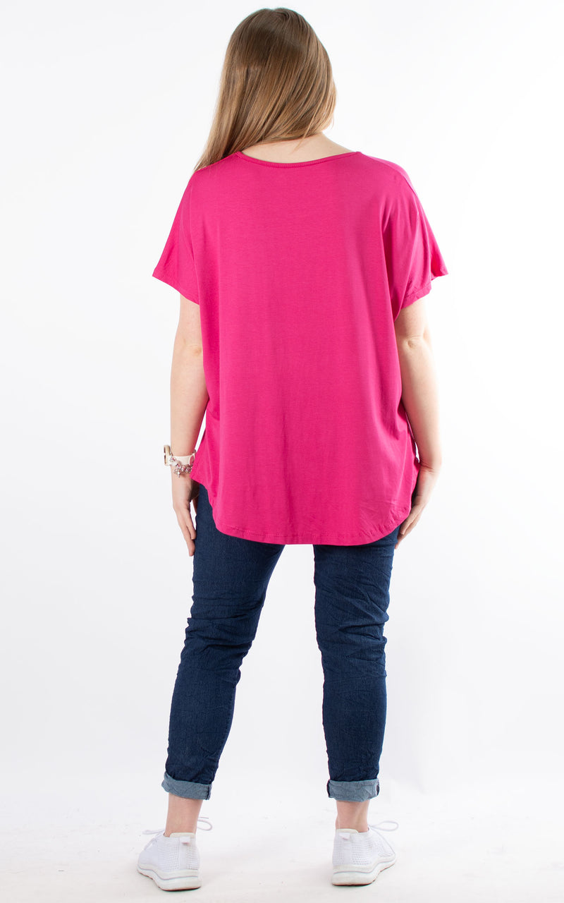 Millie T-Shirt | Hot Pink