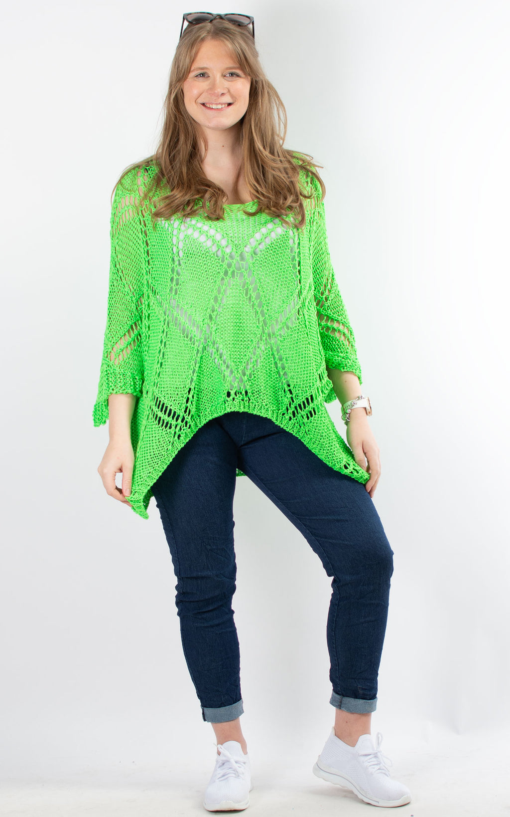 Tatiana Crochet Top | Green
