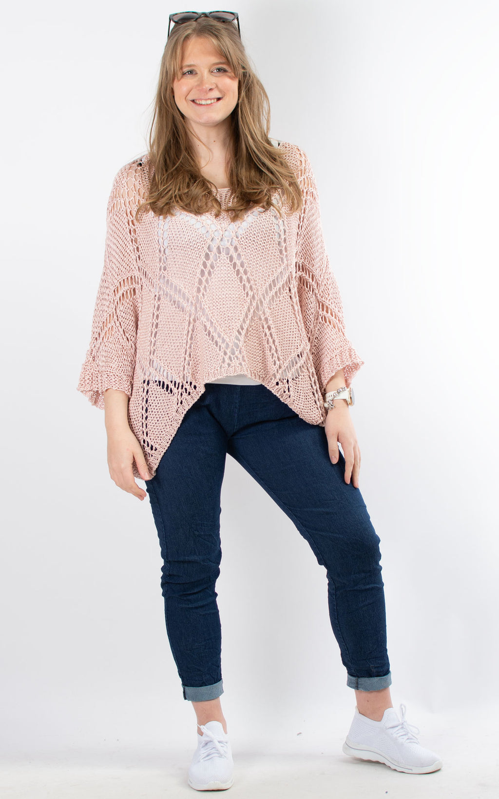 Tatiana Crochet Top | Pink