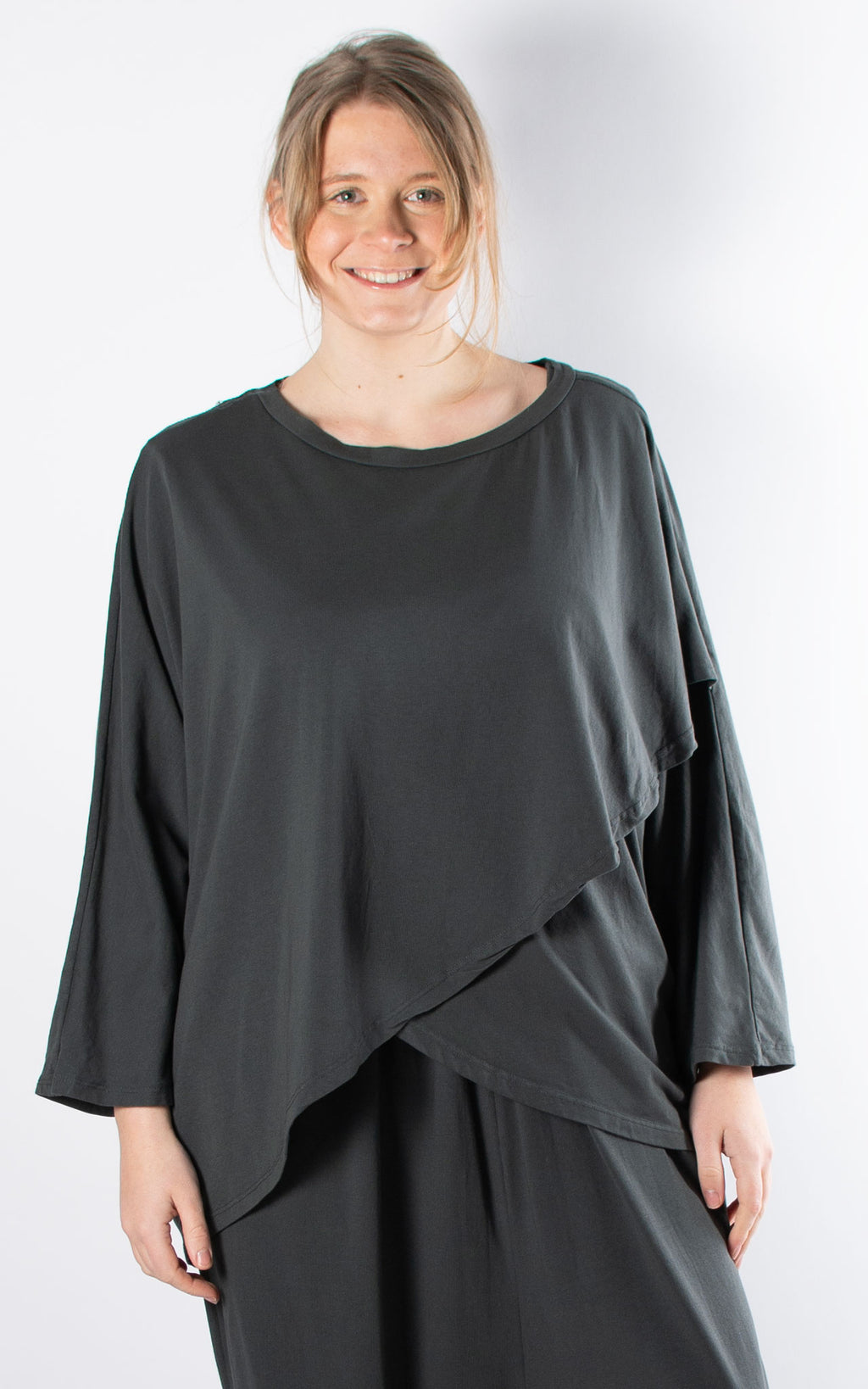 Wrap Over Top | Charcoal