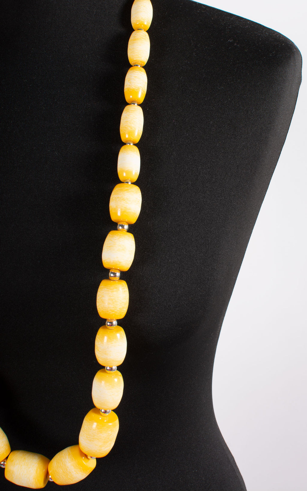 Bright Bead Necklace | Yellow
