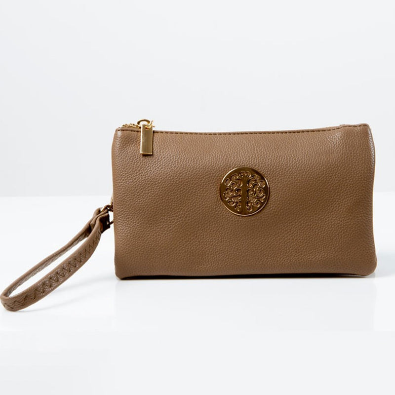 Clutch Bag | Toni | Khaki