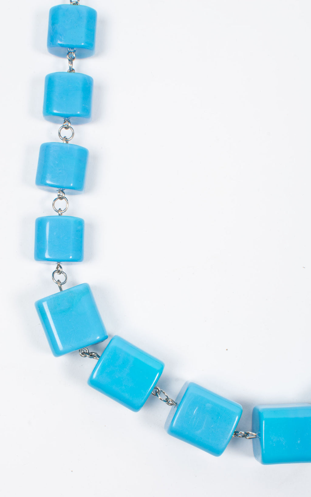 Cubic Necklace | Blue