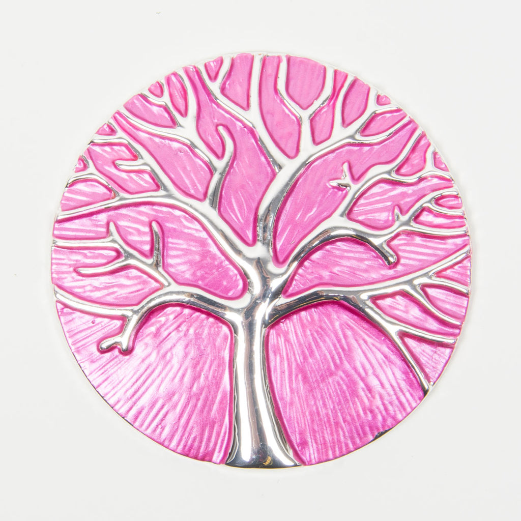 Brooch | Tree of Life |  Hot Pink