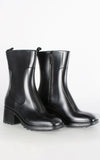 Heeled Welly Boot | Black