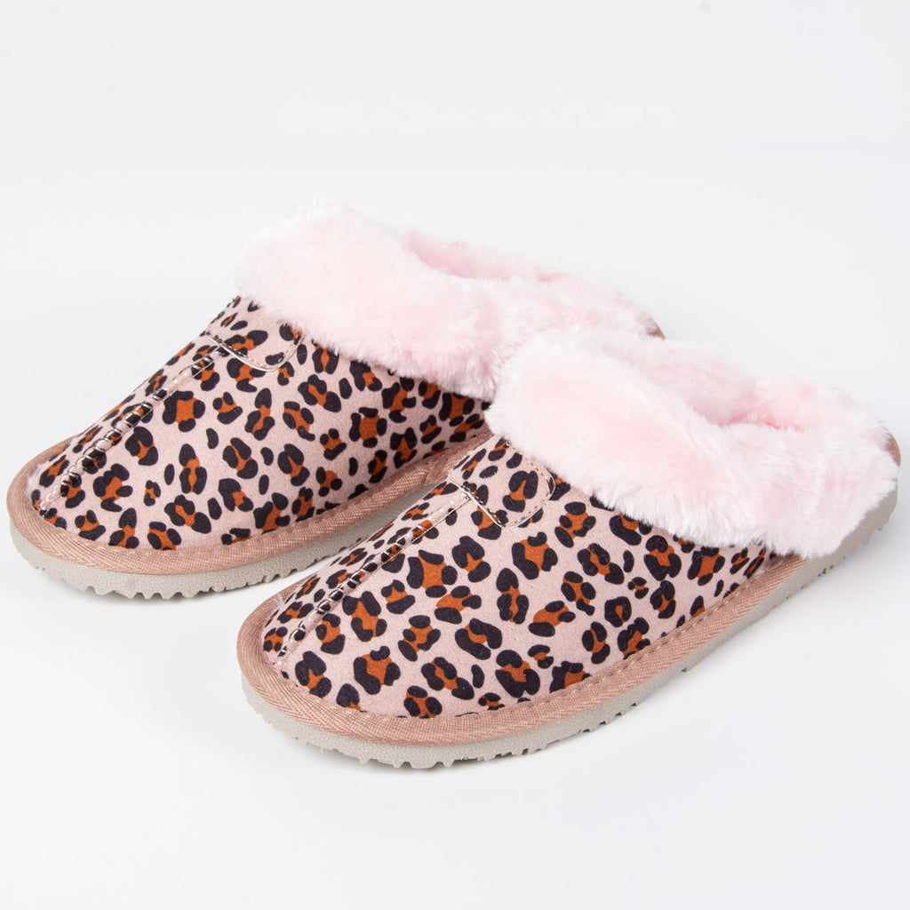 Jill Leopard | Slipper | Pink