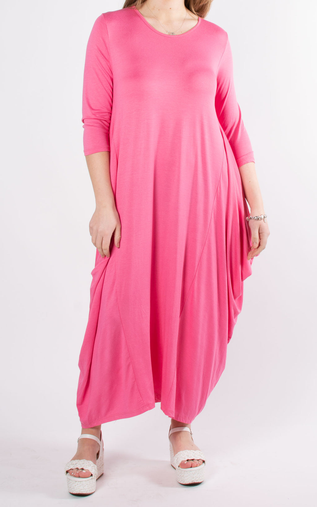Rose Cocoon Dress | Pink
